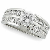 Accented Baguette Ring