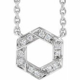 Accented Geometric Necklace