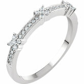 Accented Stackable Ring