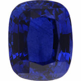 Antique Cushion Genuine Blue Sapphire (Black Box)