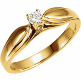 Cathedral Engagement Ring alebo Band Mounting