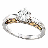 Cathedral Engagement  Base Ring Mounting & Band