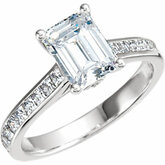 Cathedral-Style Engagement Ring Mounting