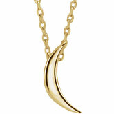 Crescent Necklace or Pendant