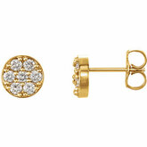 Diamond Cluster Earrings alebo neosadený