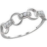 Diamond Link Ring