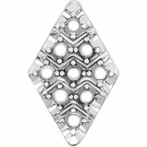Diamond Shaped 9-Stone Cluster Top