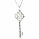 Diamond Vine Key Pendant alebonáhrdelník