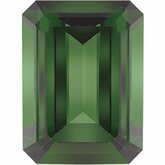 Emerald/Octagon Genuine Green Tourmaline (Notable Gems®)