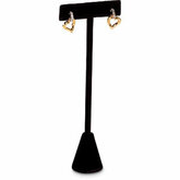 Extra Tall Black Velvet "T" Style Earring Stand