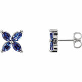Gemstone Cluster Earrings alebo neosadený