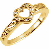 Heart Shape Ring Mounting
