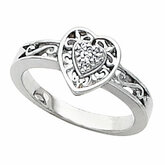 Heart Shape Ring Mounting