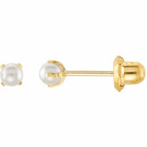 Inverness Simulated Pearl Piercing Earrings