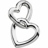 Linked Double Hearts Pendant