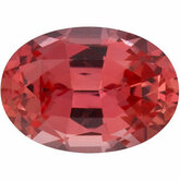 Oval Lab Created Padparadscha Sapphire