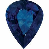Pear Genuine Blue Sapphire (Black Box)