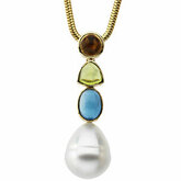 Pendant for Gemstones and 10mm alebo Larger Pearl