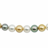 Round/Near Round Graduated Multicolor Cultured Pearl Strands