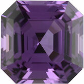 Royal Asscher Genuine Purple Sapphire