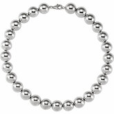Sterling Silver Bead Chain 16mm