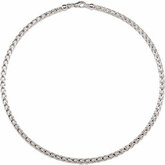 Sterling Silver Wheat Chain 4.5mm