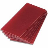 Thin Red Utility Wax Sheets