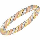Tri-Color 2.5mm Hand-Woven Band
