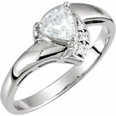 Trillion Accented Ring Mounting
