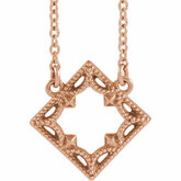 Vintage-Inspired Geometric Necklace
