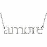 "Amore'"  Neck Trim Mounting alebo Diamantový Náhrdelník