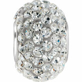 KeraÂ® Roundel Bead with Crystals
