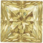 Square Fancy Yellow Stuller Lab-Created Moissanite™