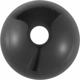 Round Genuine Onyx Bead
