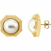 MabÃ© Cultured Pearl Earrings