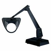 DazorÂ® Hi-Lighter Black (1.75x) Magnifying Desk Base Lamp