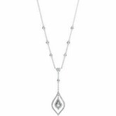 7/8CT spolu Diamond45cm (18inch)náhrdelník