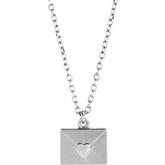Heart Envelope Necklace