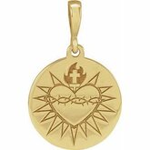 Sacred Heart Necklace or Pendant