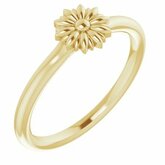 Stackable Floral Ring