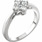 Five-Stone Cluster Ring